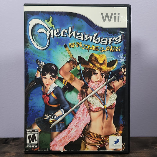 Nintendo Wii - Onechanbara: Bikini Zombie Slayers Retrograde Collectibles 2D, 3D, Action, Beat 'Em Up, M Rated, Multiplayer, Nintendo Wii, Singleplayer, Tamsoft, Wii Preowned Video Game 