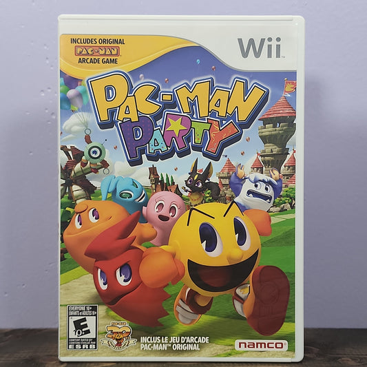 Nintendo Wii - Pac-Man Party Retrograde Collectibles Adventure, CIB, E10 Rated, Minigame, Namco, Nintendo Wii, Pac-Man Series, Party, Wii Preowned Video Game 