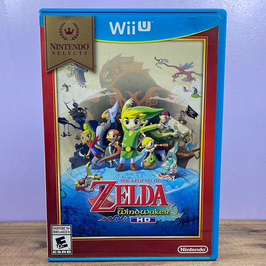 Nintendo Wii U - The Legend of Zelda: Wind Waker HD [Nintendo Selects] Retrograde Collectibles Action, Adventure, CIB, E10 Rated, Hyrule, Legend of Zelda, Nintendo, Nintendo Wii U, Remake, RPG, W Preowned Video Game 