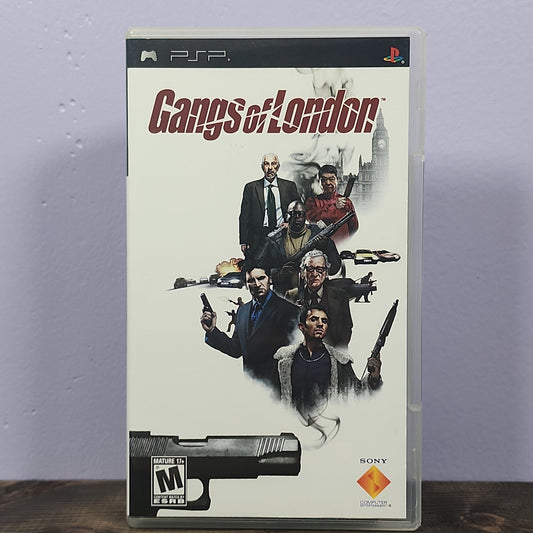 PSP - Gangs of London Retrograde Collectibles CIB, Crime, M Rated, Multiplayer, Playstation Portable, PSP Preowned Video Game 