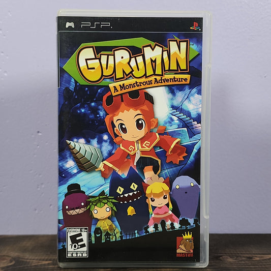 PSP - Gurumin A Monstrous Adventure Retrograde Collectibles Action, CIB, E10 Rated, Falcom, Fantasy, Mastiff, PSP, RPG, Sony PSP Preowned Video Game 