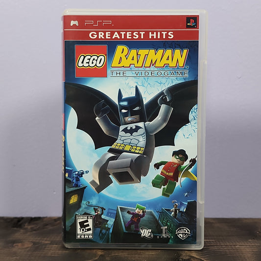 PSP - LEGO Batman the Video Game Retrograde Collectibles Batman, Cat-woman, CIB, Clayface, DC, Harley Quinn, Joker, LEGO, Mr. Freeze, Multiplayer, Playstatio Preowned Video Game