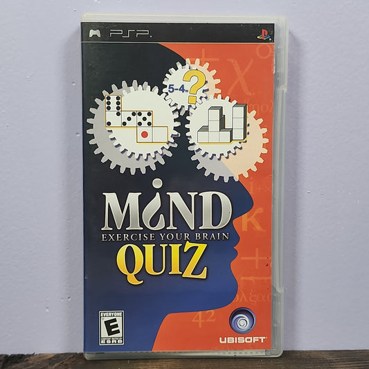 PSP - Mind Quiz Retrograde Collectibles CIB, Dr Kawashima, E Rated, Edutainment, Mind Quiz, Playstation Portable, PSP, Puzzle, Sega, Ubisoft Preowned Video Game 