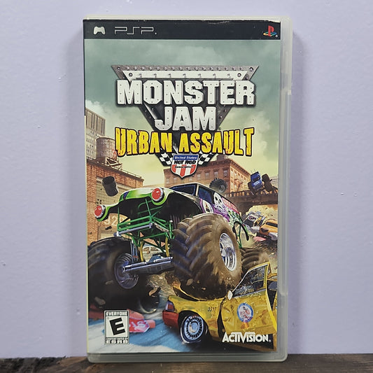 PSP - Monster Jam: Urban Assault Retrograde Collectibles Activision, Automobile, CIB, E Rated, Monster Jam, Monster Truck, Playstation Portable, PSP, Racing, Preowned Video Game 