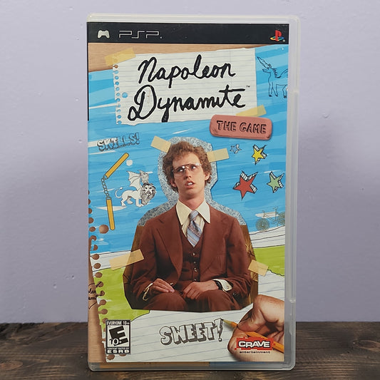 PSP - Napoleon Dynamite: The Game Retrograde Collectibles 7 Studios, CIB, Crave, E10 Rated, Minigames, Napoleon Dynamite, Party, Party Game, Playstation Porta Preowned Video Game