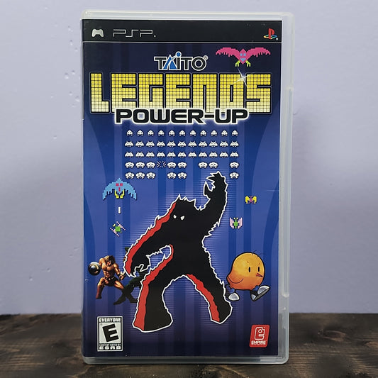 PSP - Taito Legends Power-Up Retrograde Collectibles Arcade, CIB, Compilation, E Rated, Playstation Portable, PSP, Retro, Sony, Space Invaders, Taito Preowned Video Game 