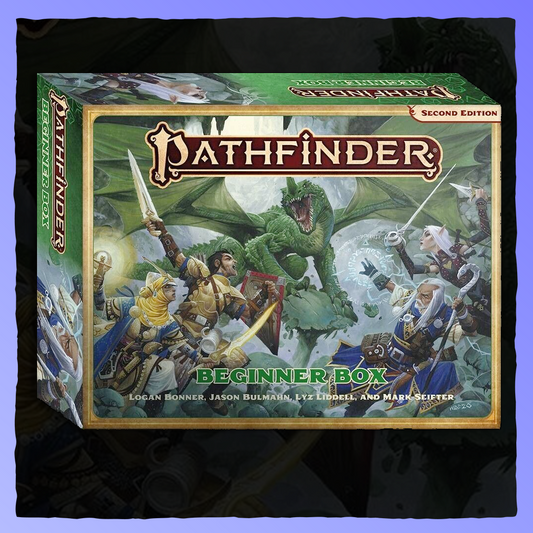 Pathfinder - Beginner Box [Second Edition] Retrograde Collectibles 2E, Fantasy, Paizo, Pathfinder, Roleplaying, Roleplaying Game, RPG, Second Edition, Tabletop, TTRPG Role Playing Games 