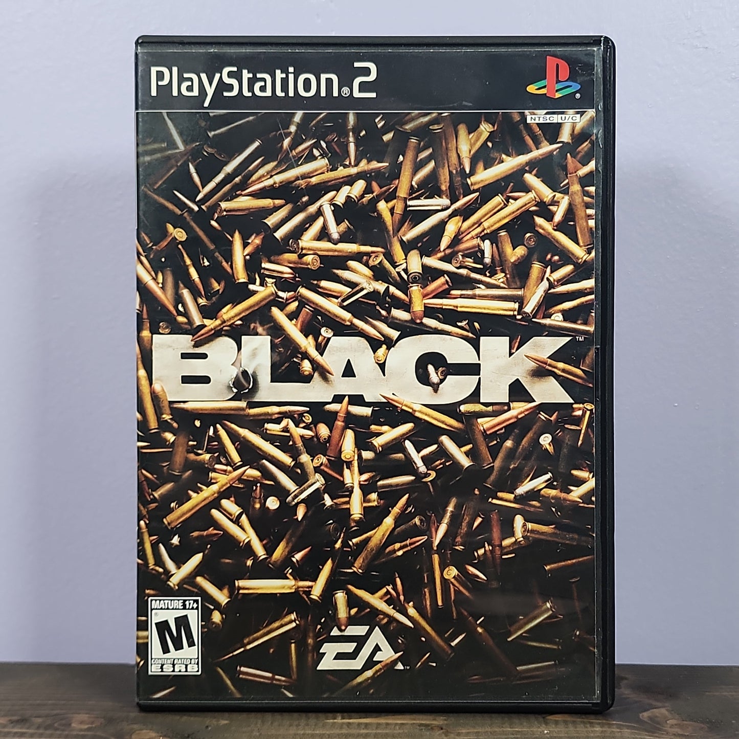 Playstation 2 - Black Retrograde Collectibles Action, CIB, Criterion Games, EA Games, First Person Shooter, First-Person, FPS, M Rated, Playstatio Preowned Video Game 