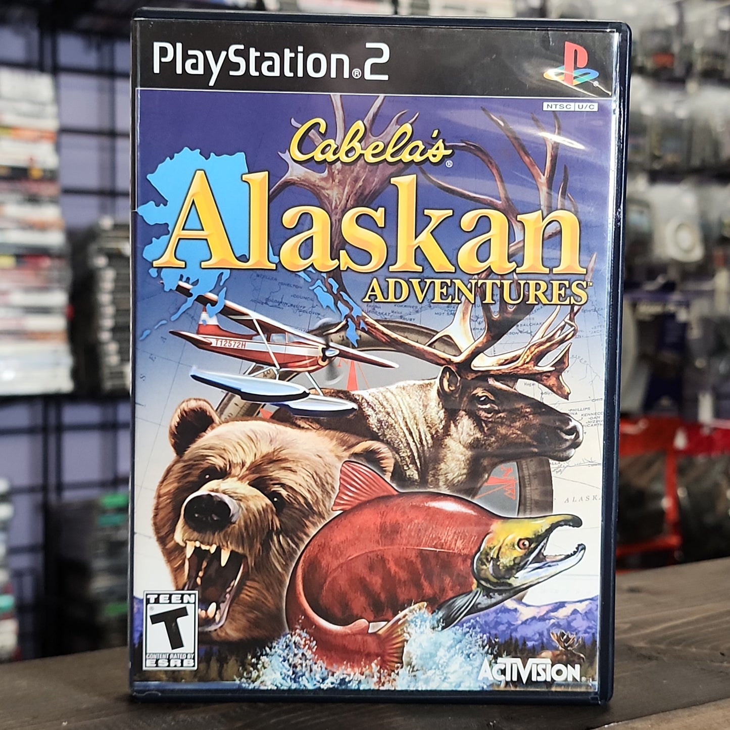 Playstation 2 - Cabela's Alaskan Adventures Retrograde Collectibles Activision, Cabela's, CIB, FUN Labs, Hunting, Playstation 2, PS2, Simulation, T Rated Preowned Video Game 