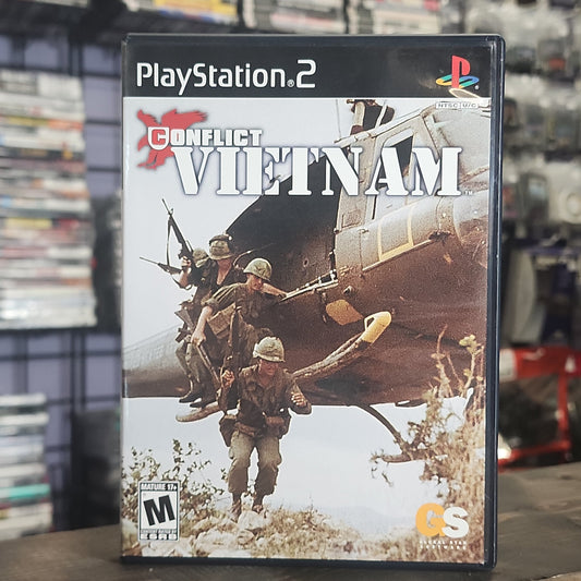 Playstation 2 - Conflict: Vietnam Retrograde Collectibles CIB, Conflict Series, Global Star Software, M Rated, Military, Pivotal Games, Playstation 2, PS2, Sh Preowned Video Game 