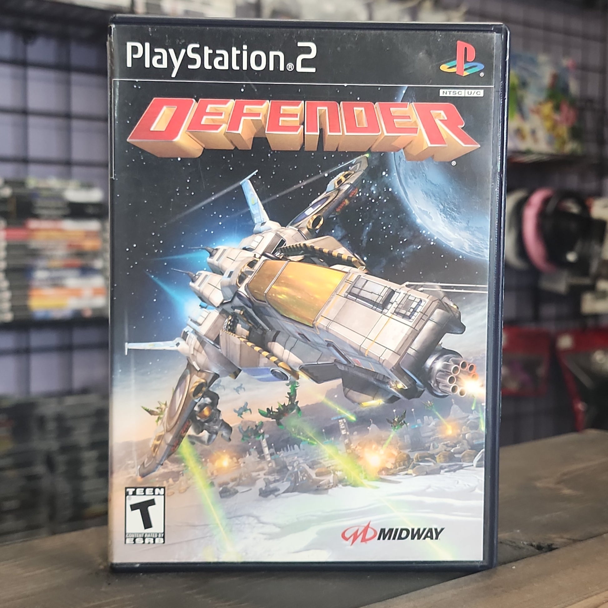 Playstation 2 - Defender Retrograde Collectibles 7 Studios, Arcade, CIB, Defender, Midway, Playstation 2, PS2, Sci-Fi, Science Fiction, Shoot Em Up,  Preowned Video Game 