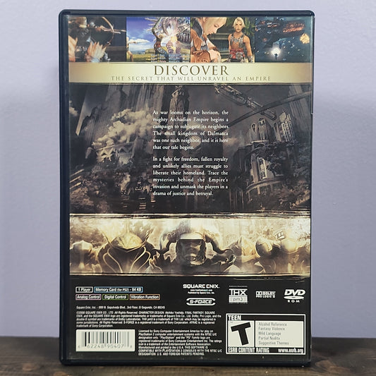 Playstation 2 - Final Fantasy XII Retrograde Collectibles CIB, Final Fantasy, JRPG, Playstation 2, PS2, RPG, square enix, T Rated Preowned Video Game 