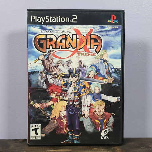 Playstation 2 - Grandia Xtreme Retrograde Collectibles CIB, Game Arts, Grandia, JRPG, Playstation 2, PS2, RPG, T Rated Preowned Video Game