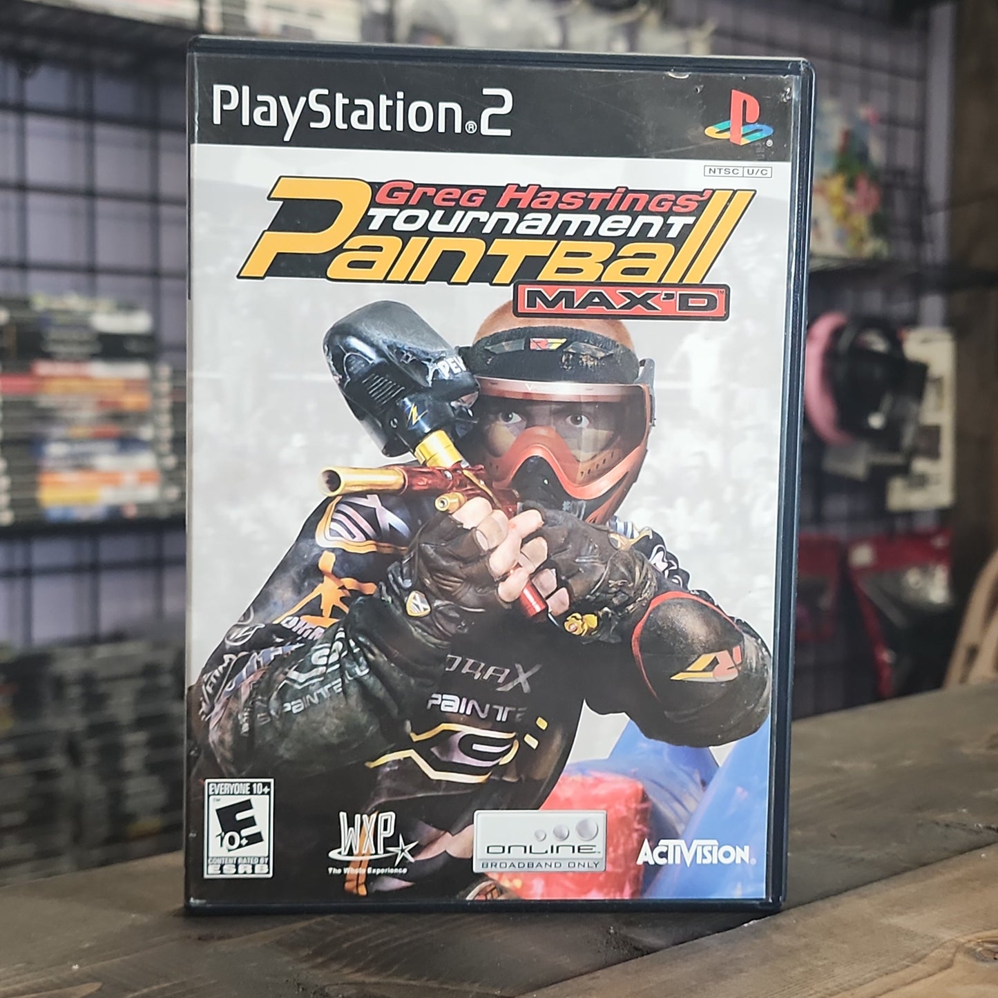 Playstation 2 - Greg Hastings Tournament Paintball Max'd Retrograde Collectibles Activision, CIB, E10 Rated, First Person, First Person Shooter, FPS, Greg Hastings Paintball, Paintb Preowned Video Game 