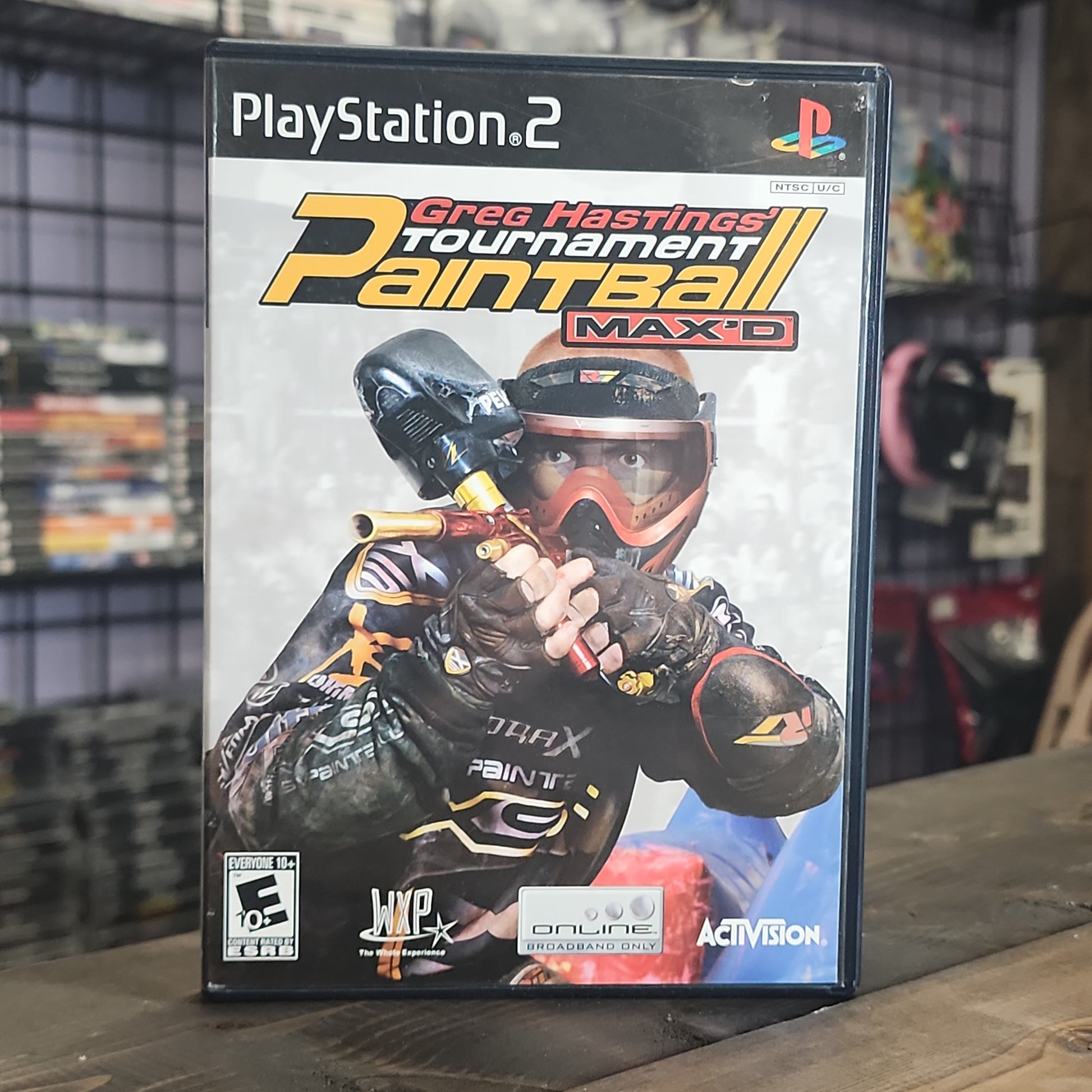 Playstation 2 - Greg Hastings Tournament Paintball Max'd Retrograde Collectibles Activision, CIB, E10 Rated, First Person, First Person Shooter, FPS, Greg Hastings Paintball, Paintb Preowned Video Game 