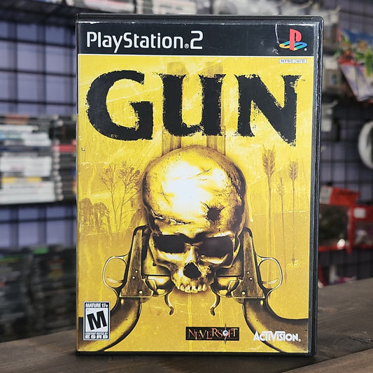 Playstation 2 - Gun Retrograde Collectibles Action, Activision, CIB, Gun, M Rated, Neversoft, Open World, Playstation 2, PS2 Preowned Video Game 