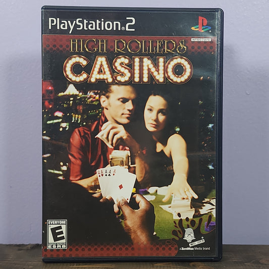 Playstation 2 - High Rollers Casino Retrograde Collectibles Blackjack, Casino, CIB, Craps, E Rated, Gambling, Mud Duck, Playstation 2, Poker, PS2, Simulation, S Preowned Video Game 