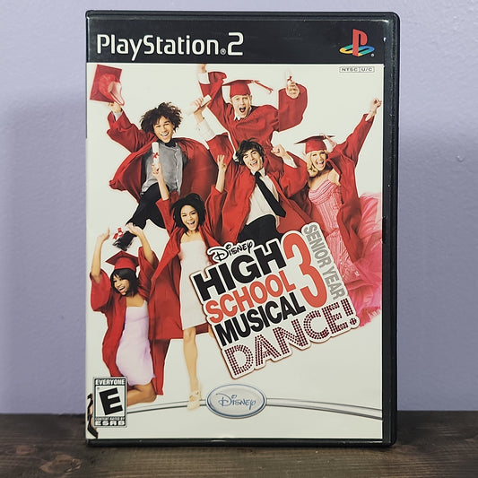 Playstation 2 - High School Musical 3: Senior Year Dance Retrograde Collectibles CIB, Dance Pad Compatible, Dancing, Disney, Disney Interactive Studios, E Rated, High School Musical Preowned Video Game 