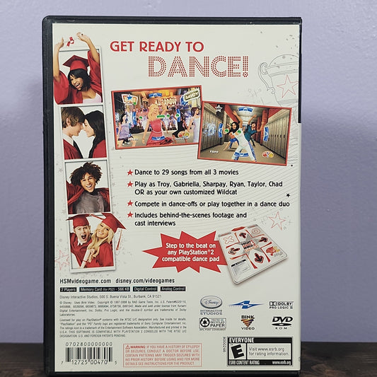 Playstation 2 - High School Musical 3: Senior Year Dance Retrograde Collectibles CIB, Dance Pad Compatible, Dancing, Disney, Disney Interactive Studios, E Rated, High School Musical Preowned Video Game 