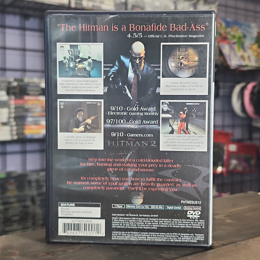 Playstation 2 - Hitman 2: Silent Assassin Retrograde Collectibles Action, Adventure, CIB, Eidos Interactive, Hitman, IO Interactive, M Rated, Playstation 2, PS2, Stea Preowned Video Game 