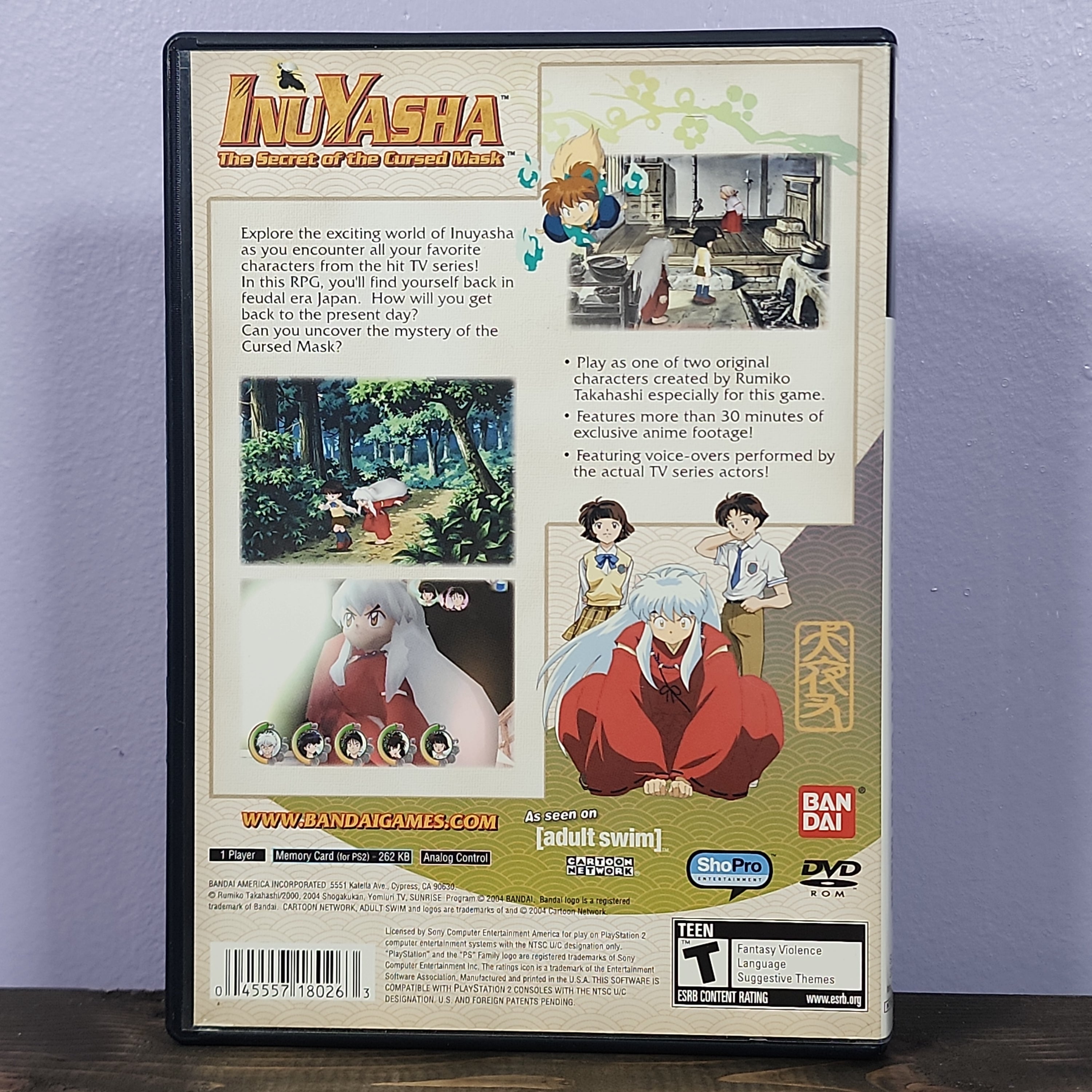 Inuyasha Secret selling of The Cursed Mask For Playstation 2