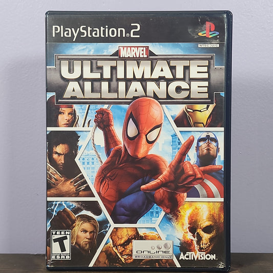 Playstation 2 - Marvel Ultimate Alliance Retrograde Collectibles Action, Activision, CIB, Marvel, Playstation 2, PS2, Raven Software, RPG, Superhero, T Rated Preowned Video Game 
