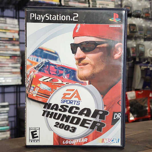 Playstation 2 - NASCAR Thunder 2003 Retrograde Collectibles CIB, E Rated, EA Sports, NASCAR, Playstation 2, PS2, Racing, Simulation Preowned Video Game 