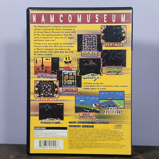 Playstation 2 - Namco Museum Retrograde Collectibles Arcade, CIB, Compilation, Dig Dug, E Rated, Galaga, Namco, Pac-Man, Playstation 2, Pole Position, PS Preowned Video Game 