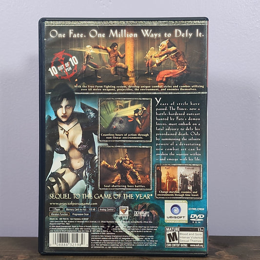 Playstation 2 - Prince of Persia Warrior Within [Greatest Hits] Retrograde Collectibles Action, Adventure, CIB, M Rated, Playstation 2, Prince of Persia, PS2, Ubisoft, Warrior Within Preowned Video Game 
