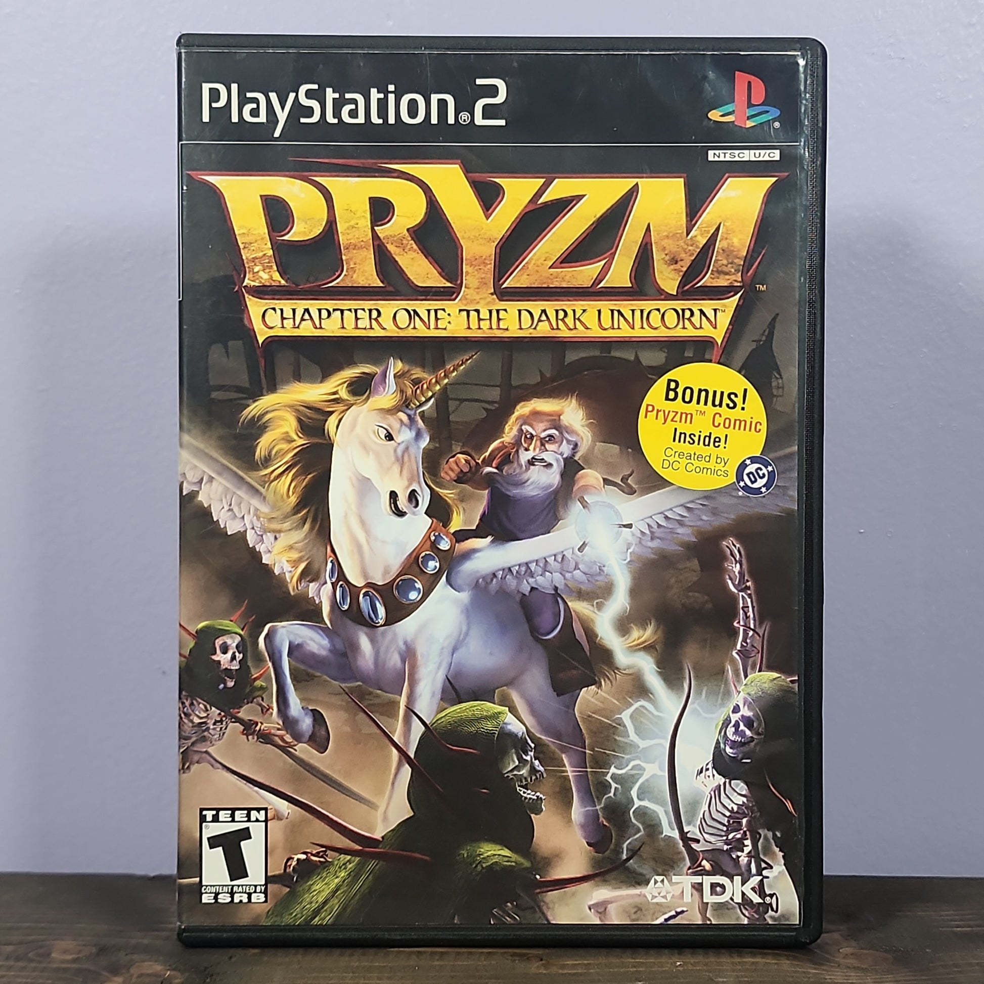 Playstation 2 - Pryzm Chapter One: The Dark Unicorn Retrograde Collectibles Action, Adventure, CIB, Digital Illusions, Fantasy, Playstation 2, PS2, T Rated, TDK Mediactive Preowned Video Game 