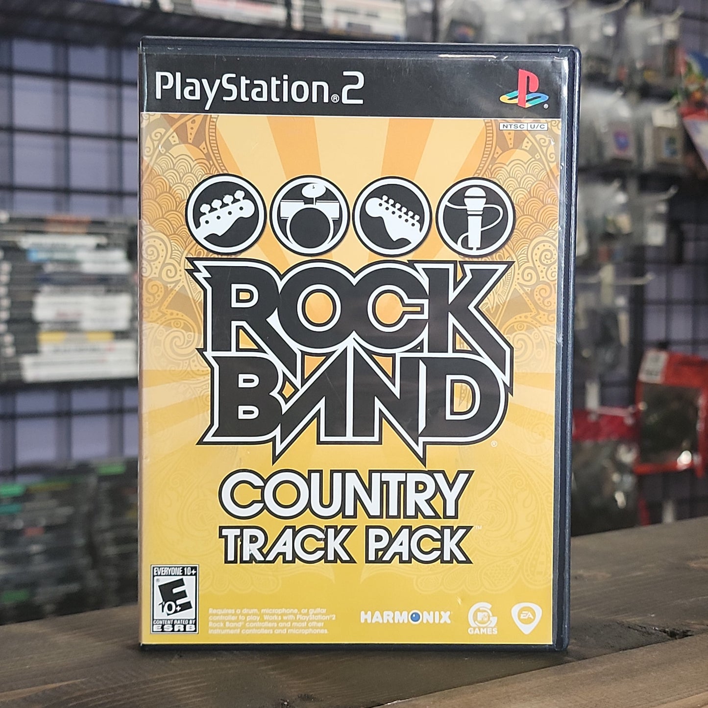 Playstation 2 - Rock Band: Country Track Pack Retrograde Collectibles CIB, E10 Rated, EA Games, Expansion Pack, Harmonix, MTV Games, Music, Playstation 2, PS2, Rhythm, Ro Preowned Video Game 