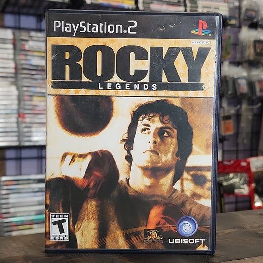 Playstation 2 - Rocky Legends Retrograde Collectibles Boxing, CIB, Movie Tie-In, Playstation 2, PS2, Rocky, Sports, T Rated, Ubisoft, Venom Games Preowned Video Game 