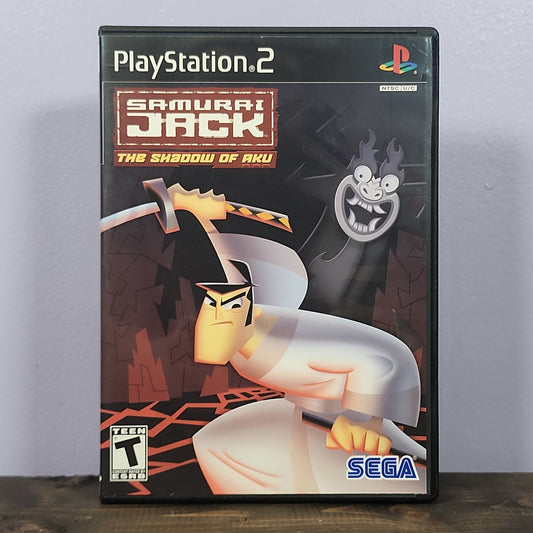 Playstation 2 - Samurai Jack: The Shadow of Aku Retrograde Collectibles Action, Adrenium, Adventure, CIB, Linear, Playstation 2, PS2, Samurai Jack, Sega, T Rated Preowned Video Game 
