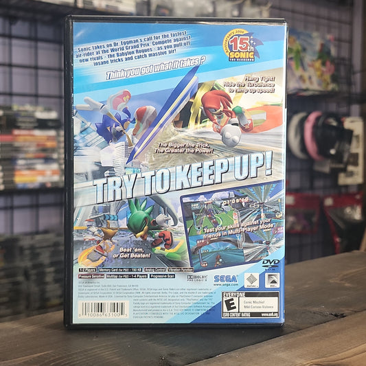Playstation 2 - Sonic Riders Retrograde Collectibles Arcade, CIB, E Rated, Playstation 2, PS2, Racing, Sega, Sonic, Sonic Team Preowned Video Game