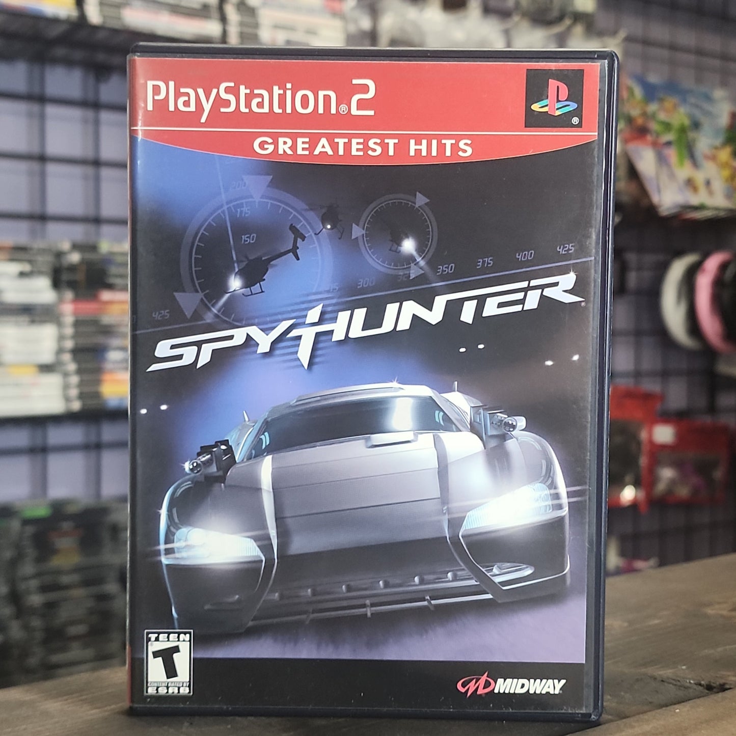 Playstation 2 - Spy Hunter [Greatest Hits] Retrograde Collectibles Action, CIB, Midway, Paradigm Entertainment, Playstation 2, PS2, Racing, T Rated Preowned Video Game 