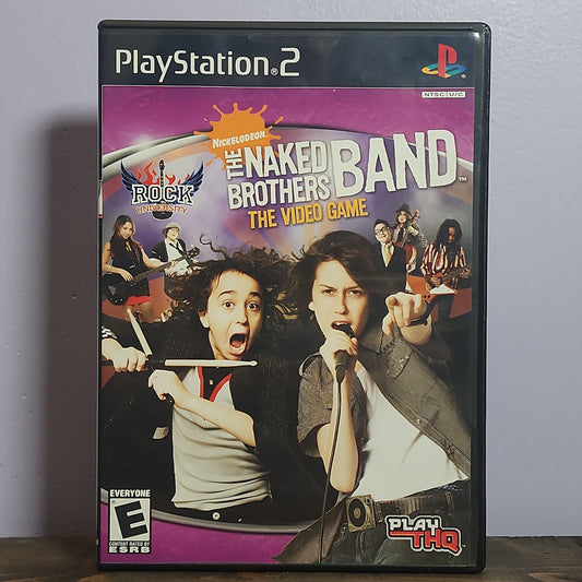 Playstation 2 - The Naked Brothers Band Retrograde Collectibles CIB, E Rated, Microphone Compatible, Music, Naked Brothers Band, Nickelodeon, Playstation 2, PS2, Rh Preowned Video Game 