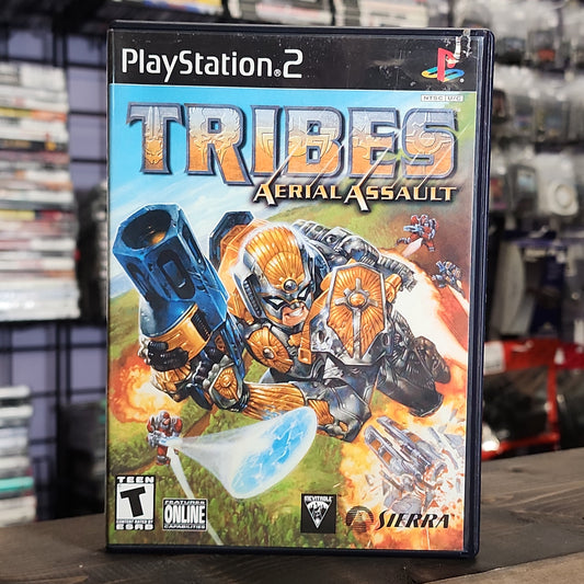 Playstation 2 - Tribes: Aerial Assault Retrograde Collectibles CIB, First-Person Shooter, FPS, Inevitable Entertainment, Playstation 2, PS2, Shooter, Sierra Entert Preowned Video Game 