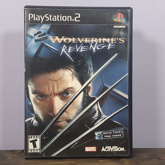 Playstation 2 - X2: Wolverine's Revenge Retrograde Collectibles Action, Activision, Adventure, CIB, GenePool, Marvel, Movie Tie-In, Playstation 2, PS2, Superhero, T Preowned Video Game 
