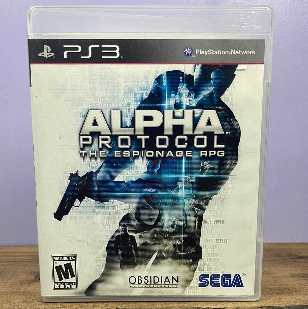 Playstation 3 - Alpha Protocol Retrograde Collectibles CIB, Espionage, M Rated, Obsidian, Playstation 3, PS3, RPG, Sega Preowned Video Game 