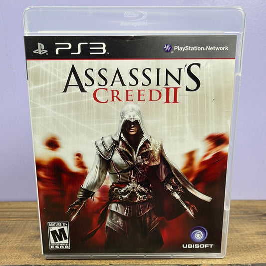 Playstation 3 - Assassin's Creed II Retrograde Collectibles Action, Adventure, Assassin, Assassin's Creed Series, CIB, Ezio, History, M Rated, Open World, Parko Preowned Video Game 