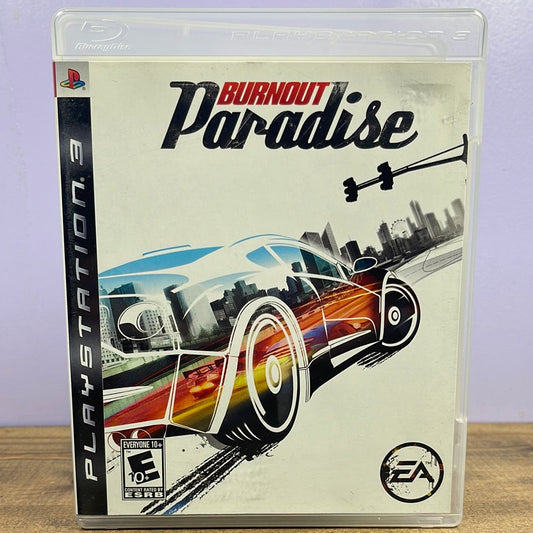 Playstation 3 - Burnout Paradise Retrograde Collectibles Action, Arcade, Automobile, Burnout Series, CIB, Criterion Games, Driving, E10 Rated, EA, Playstatio Preowned Video Game 