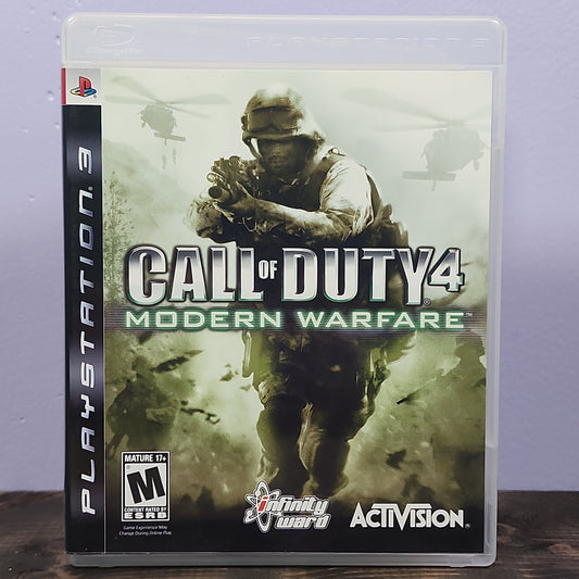 Playstation 3 - Call of Duty 4: Modern Warfare Retrograde Collectibles Action, Activision, Call of Duty Series, CIB, First Person Shooter, FPS, Infinity Ward, M Rated, Mil Preowned Video Game 