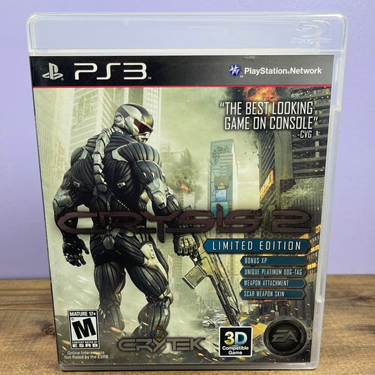 Playstation 3 - Crysis 2 Retrograde Collectibles 3DTV Compatible, Action, CIB, Crysis Series, Crytek, EA, First Person Shooter, FPS, M Rated, Playsta Preowned Video Game 
