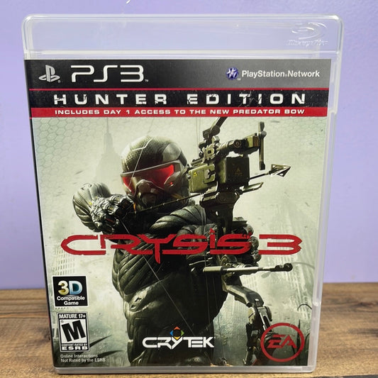 Playstation 3 - Crysis 3 [Hunter Edition] Retrograde Collectibles 3DTV Compatible, Action, Adventure, CIB, Crysis Series, Crytek, EA, FPS, M Rated, Multiplayer, Plays Preowned Video Game 