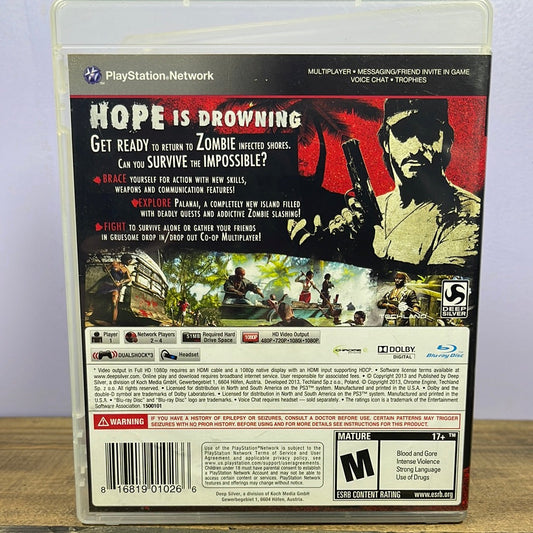 Playstation 3 - Dead Island Riptide [Special Edition] Retrograde Collectibles Action, CIB, Deep Silver, M Rated, Multiplayer, Open World, Playstation 3, PS3, Techland, Zombies Preowned Video Game 