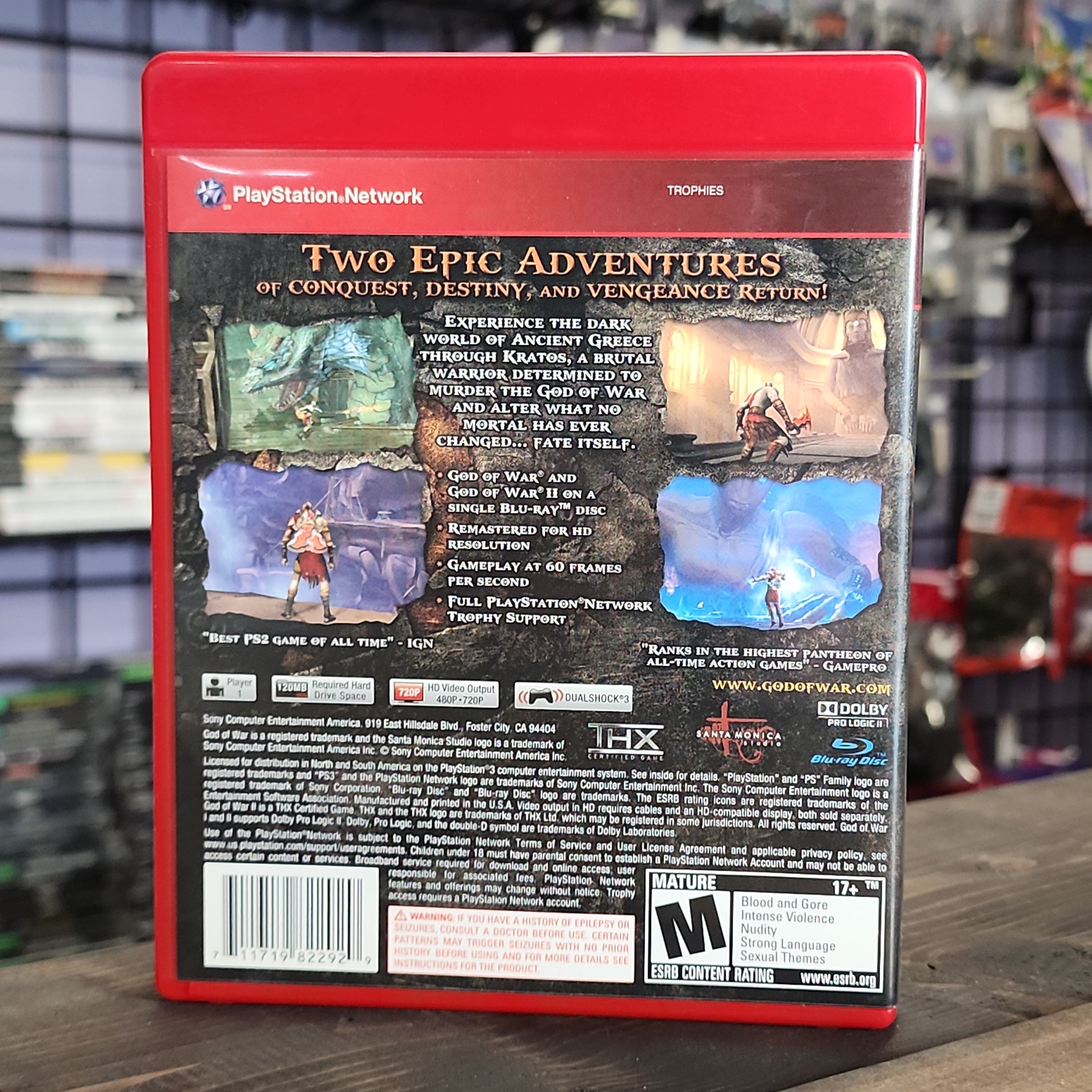 Jogo De Ps3 God Of War Classics Hd Collection Volume Il Novo | Frete grátis