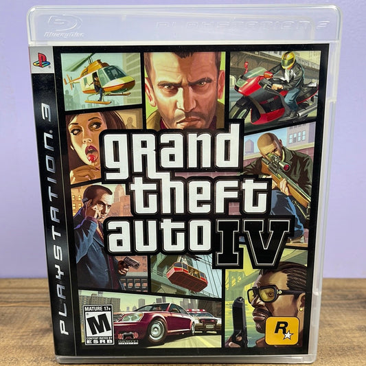Playstation 3 - Grand Theft Auto IV Retrograde Collectibles Action, Automobile, CIB, Crime, Grand Theft Auto Series, GTA, Liberty City, M Rated, Multiplayer, Ni Preowned Video Game 