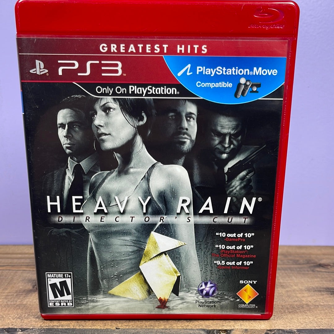 Playstation 3 - Heavy Rain [Greatest Hits] Retrograde Collectibles Adventure, CIB, David Cage, Greatest Hits, Interactive Movie, M Rated, Playstation 3, PS3, Quantic D Preowned Video Game 