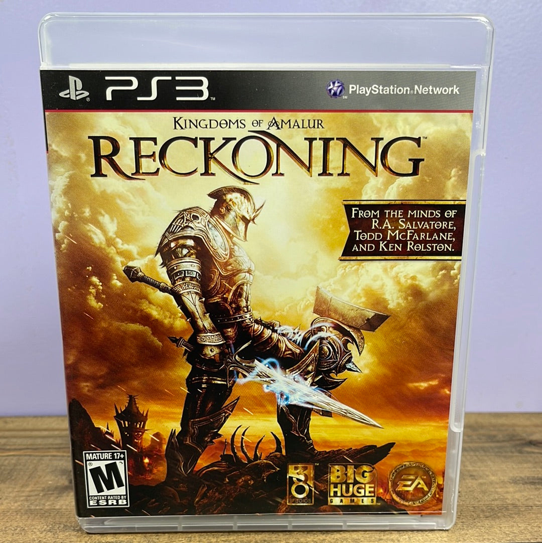 Playstation 3 - Kingdoms of Amalur Reckoning Retrograde Collectibles Big Huge Games, CIB, EA, Fantasy, Ken Rolston, M Rated, Open World, Playstation 3, PS3, R.A. Salvato Preowned Video Game 