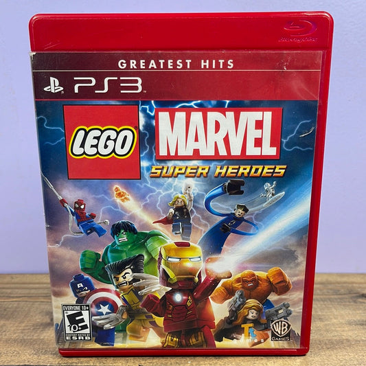 Playstation 3 - LEGO Marvel Super Heroes [Greatest Hits] Retrograde Collectibles Adventure, CIB, E10 Rated, LEGO, Marvel Comics, Open World, Playstation 3, PS3, Superhero, Traveller Preowned Video Game 